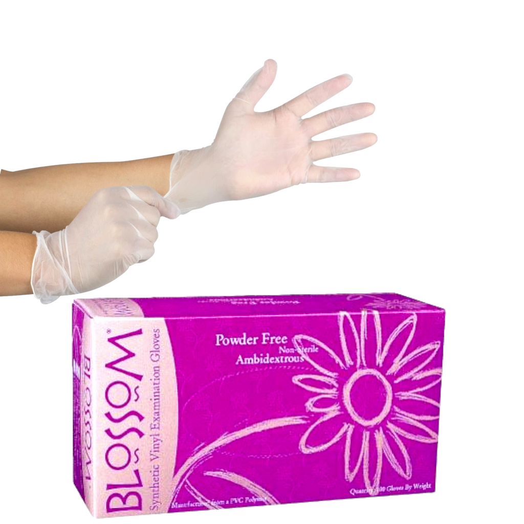 Blossom Powder-Free Vinyl Exam Gloves
