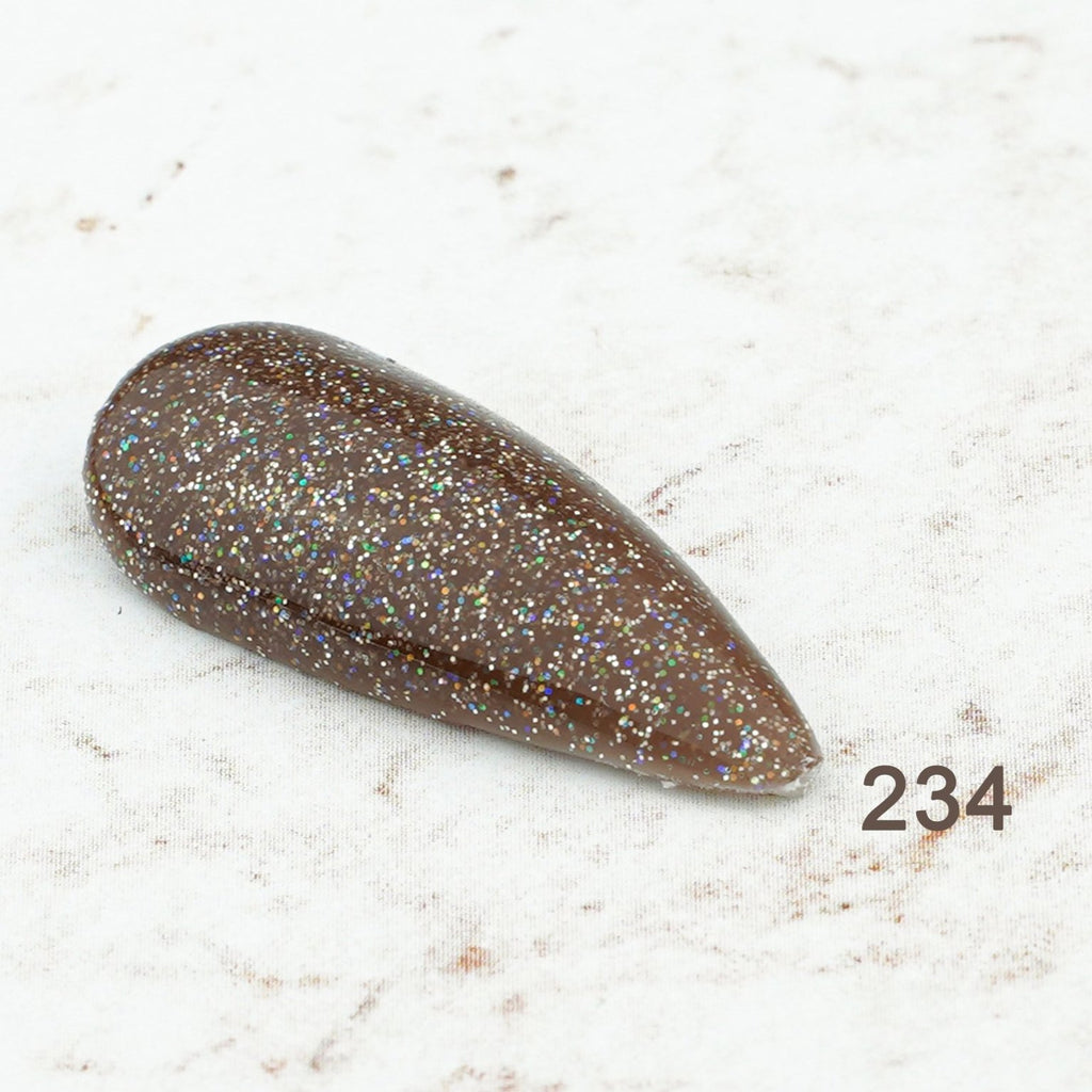234 Glitter Brown / GEL COLORS