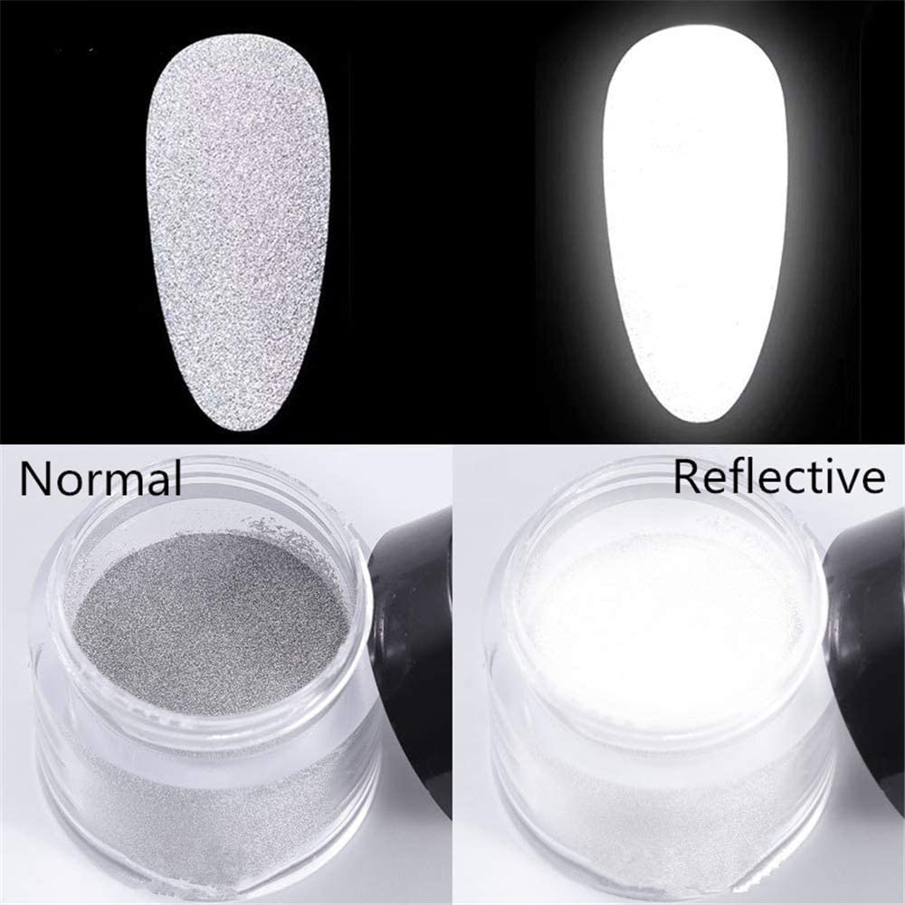 Nail Reflective Powder Nightclub Charms Nail Glitter Powder Chrome Pigment Dust