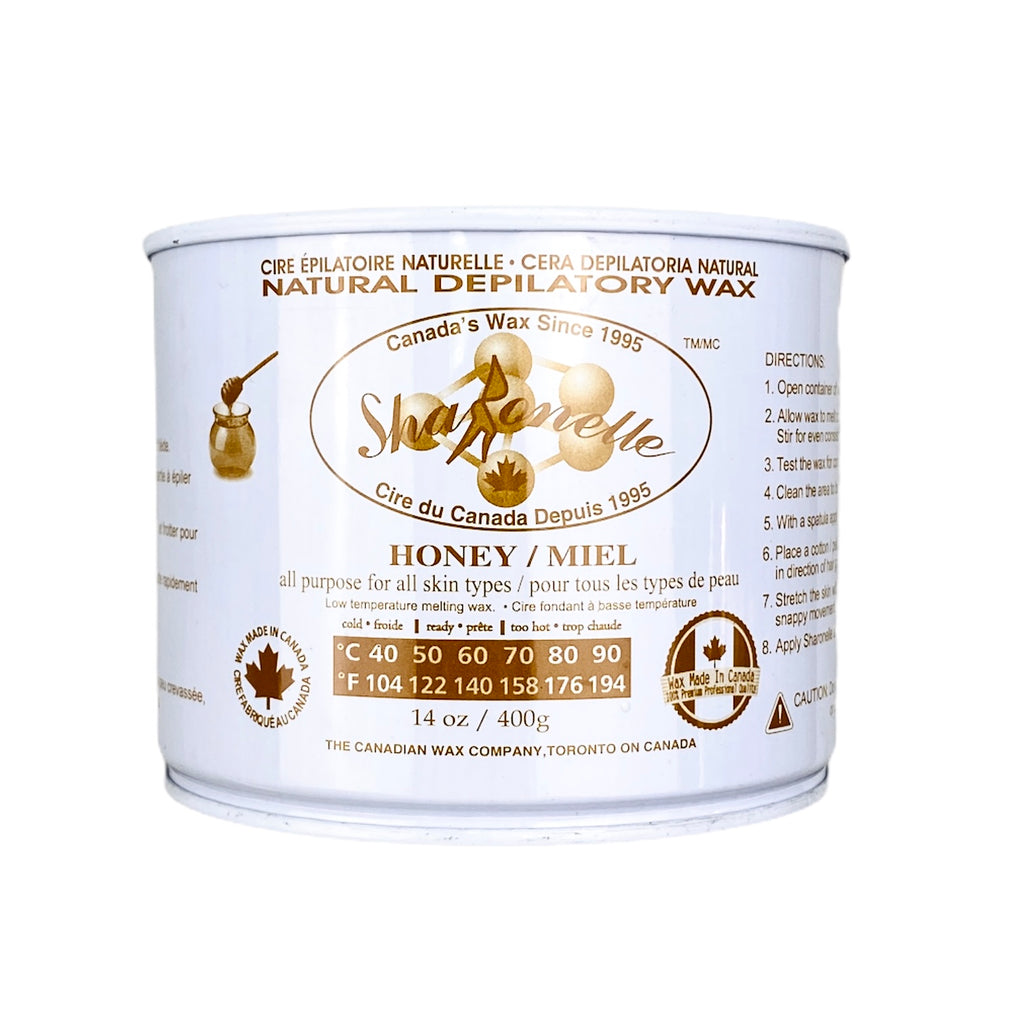 【Honey】Sharonelle Natural Depilatory Canned Soft Wax 14oz/400ml