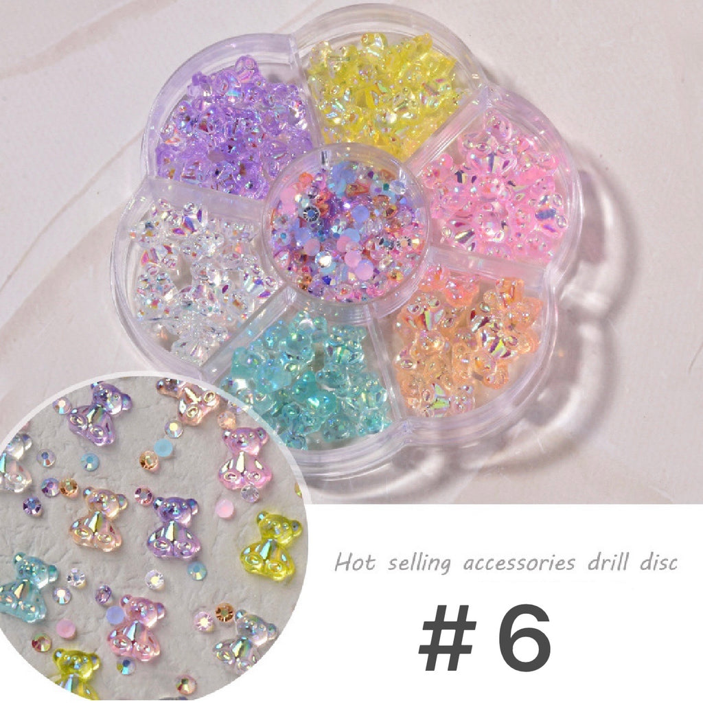 Nail Mix Crystal Cute Cartoon Resin 3D Jelly Mix Nail Art Decoration