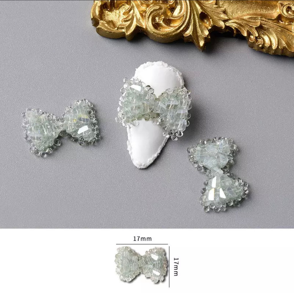 Crystal Handmade Full Diamond Bow 1Pcs