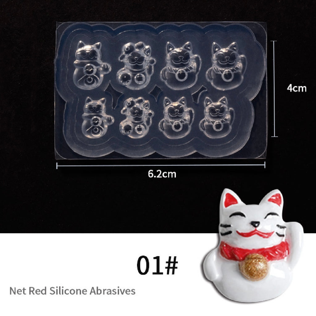 CHINESE NEW YEAR 3D SILICONE MOLD FOR DIY MAKING JEWELRY NAIL ART TEMPLATE MOLD