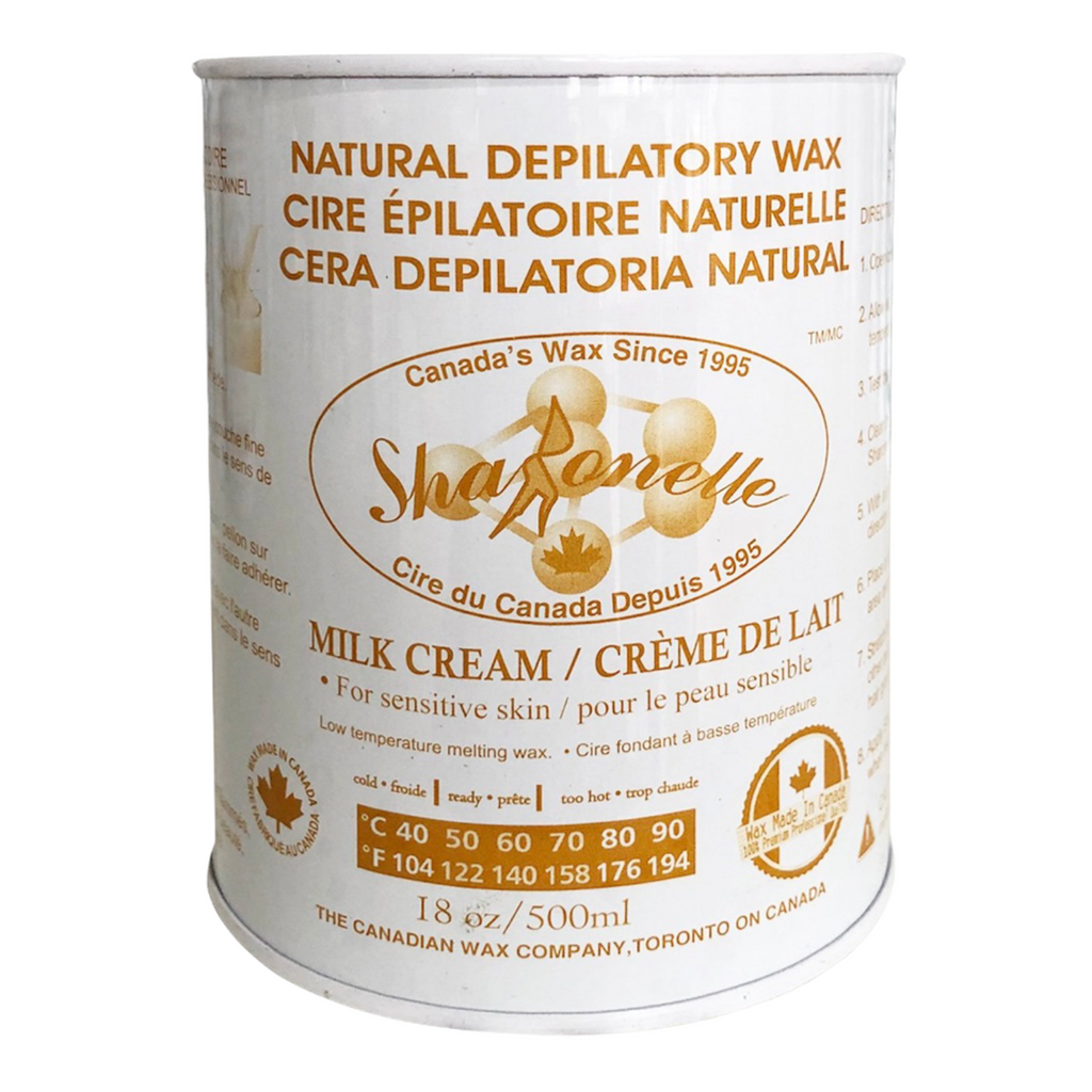 Sharonelle Natural Milk Cream Soft Wax for Sensitive Skin in 18 oz