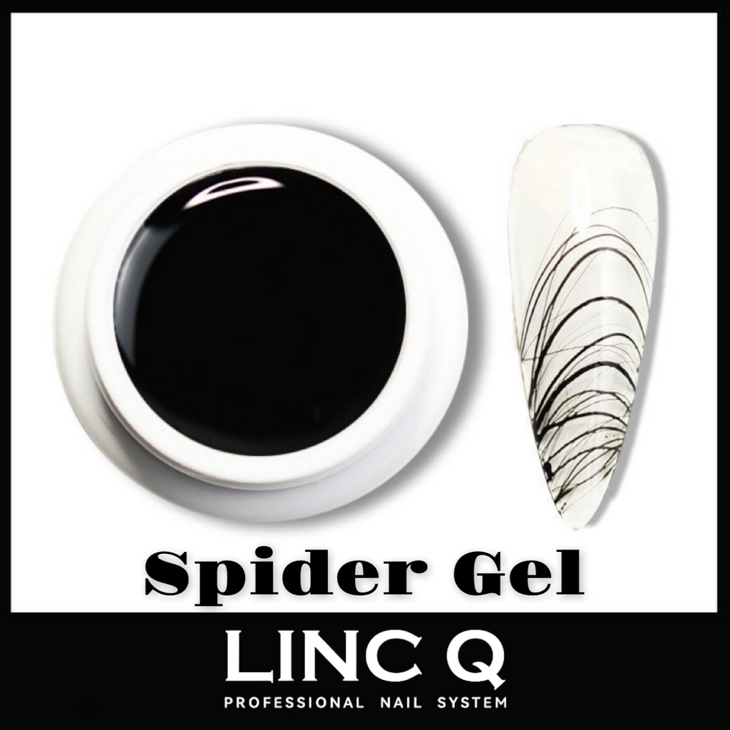 LINC Q Spider Gel Nail Art