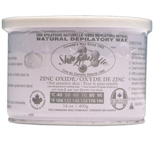 【Zinc Oxide】Sharonelle Natural Depilatory Canned Soft Wax 14oz/400ml