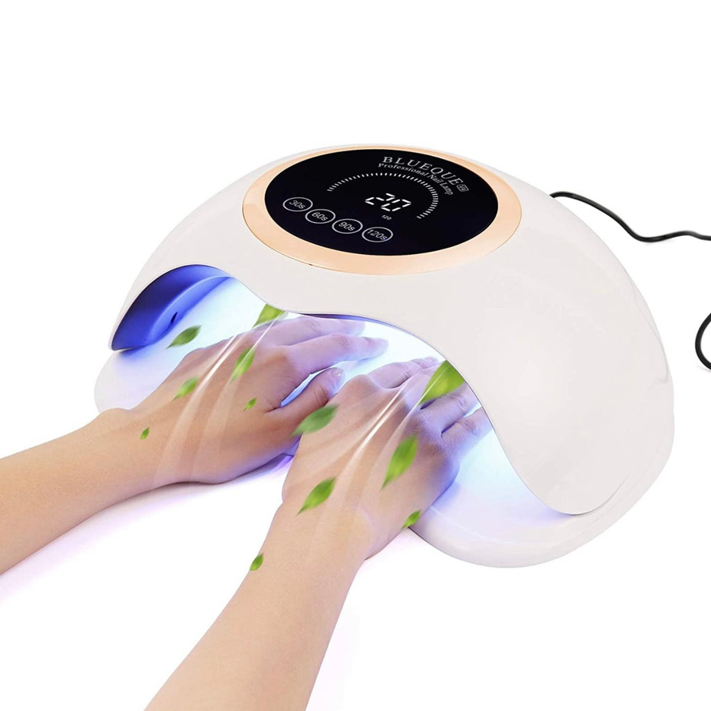 Big Size 168W LED Nail Light Nail Dryer with Fan Fast for Gel Polish Curing 54 lamp beads