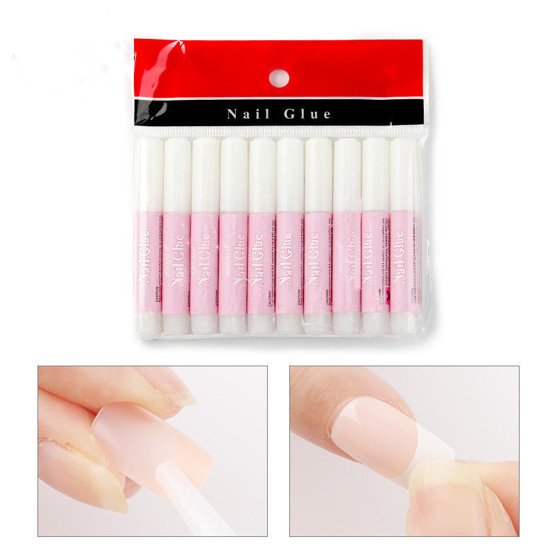 10pcs/bag Nail Glue for Professional Fake Nail Art & Design Nail Tip Extension Glue