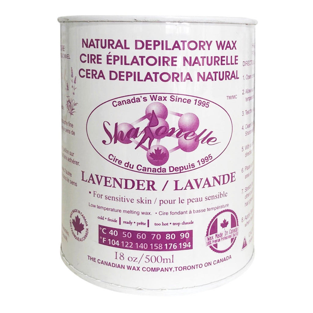 Sharonelle Natural Lavender Soft Wax for Sensitive Skin in 18oz / 500ml