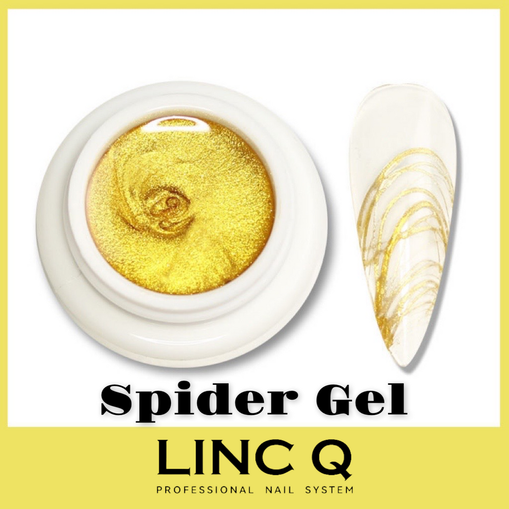 LINC Q Spider Gel Nail Art