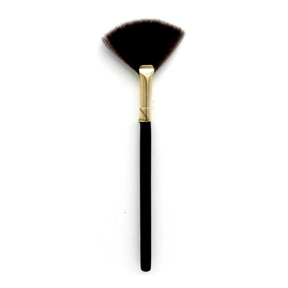 Black Sector Nail Makeup Brushes