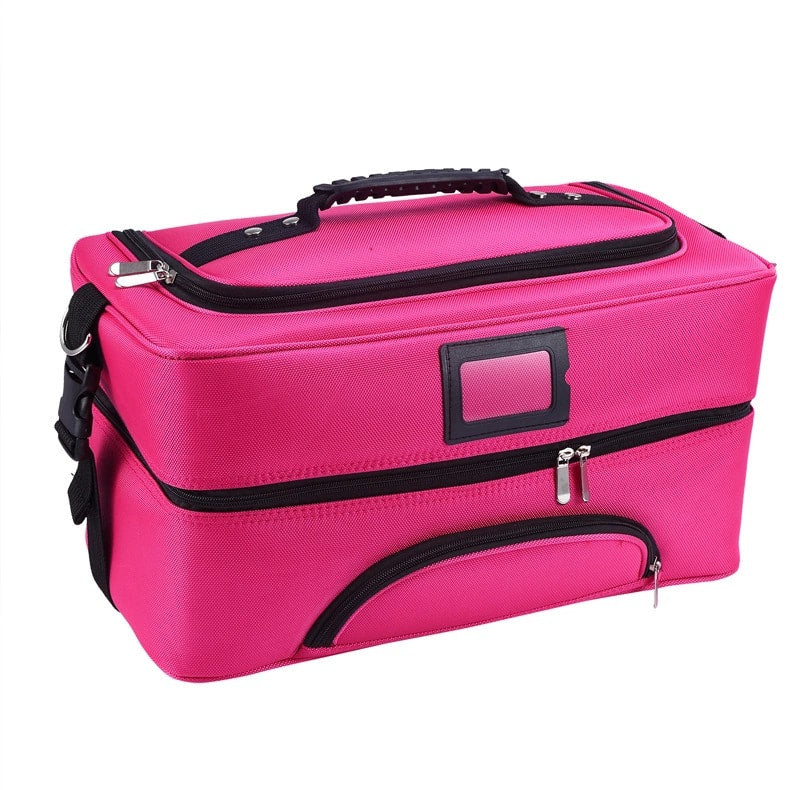 Nail Tools Storage Pack Makeup Case Cosmetic Bag Portable Travel Kit with Hanging
