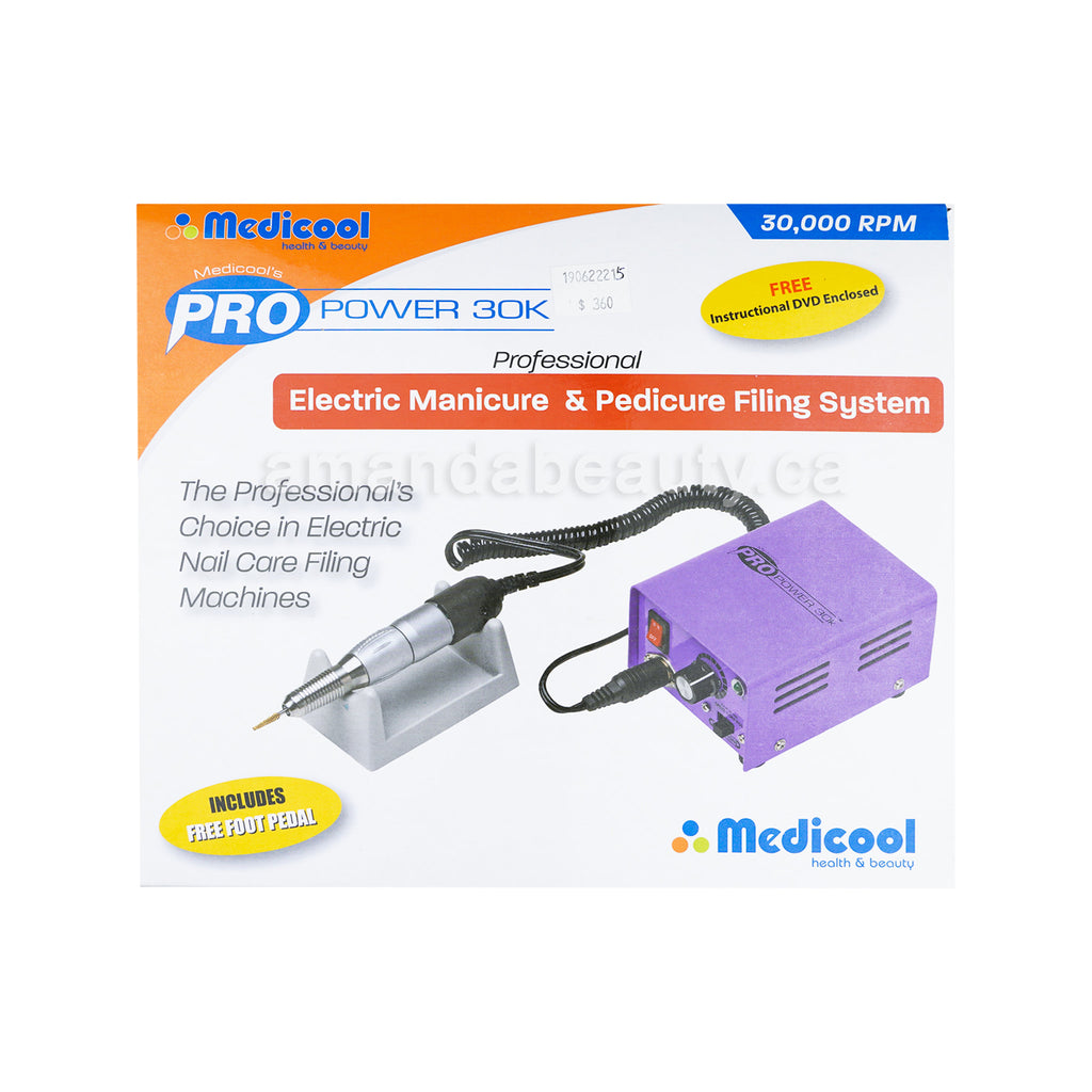 Medicool Pro Power 30K Nail Drill Machine Purple