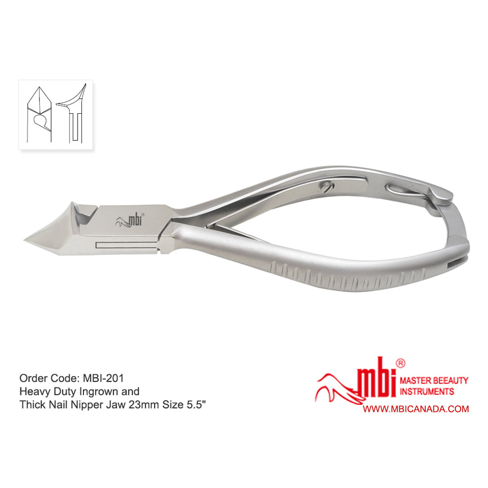 MBI-201 Heavy Duty Ingrown and Thick Nail Nipper Jaw 23mm Size 5.5"