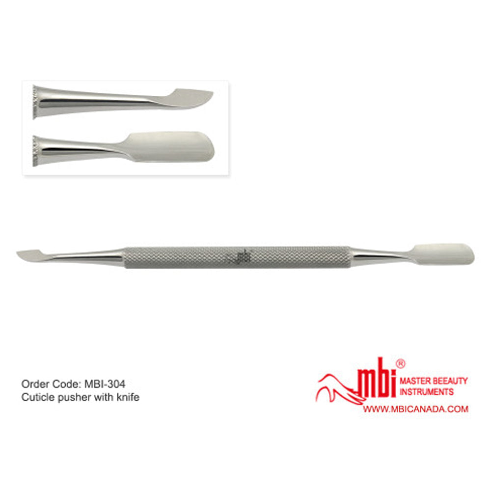 【Buy 2 Get 1 Free】MBI-304 Cuticle Pusher With Knife